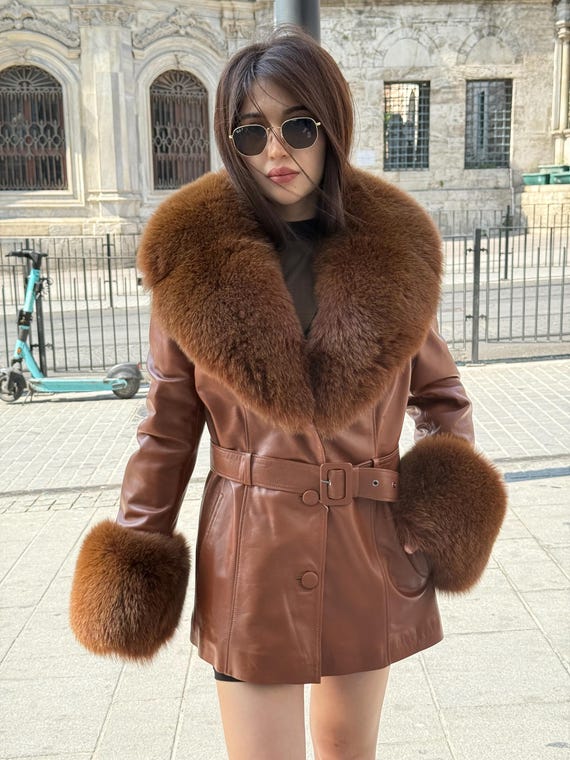 Genuine Sheepskin Ladies Jacket Sheepskin Coat Zadaos Plus
