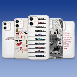 Formula One Phone Case Racing Car Motorsports Cover iPhone 16 Pro 16e 15 14 13 12 Samsung S25 S25 Edge S24 S23FE S22 A16 A56 Pixel 9Pro 9A