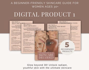 Routine de soins de la peau simple pour une peau éclatante après 30 ans – Téléchargement numérique