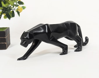 ブラックパンサー、ファイバーグラス、アクセントテーブル、エンド