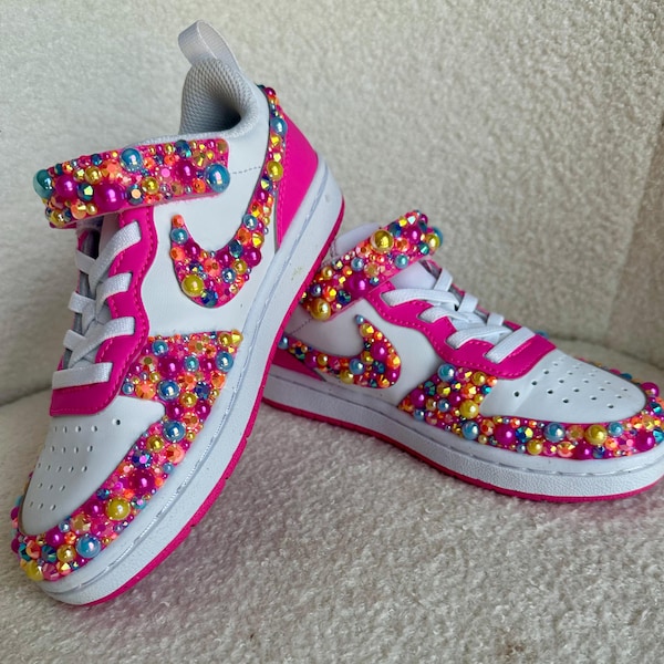 Sparkling Bedazzled Kids Shoes | Customizable & Fun!