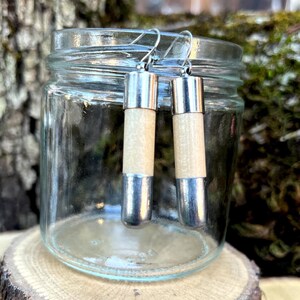 Dip Earrings - Silver | Hanging Earrings | Upcycled Jewelry!