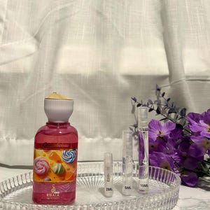 Risala Candelicious EDP Decant: Strawberry Marshmallow Middle Arabic Perfume Sample