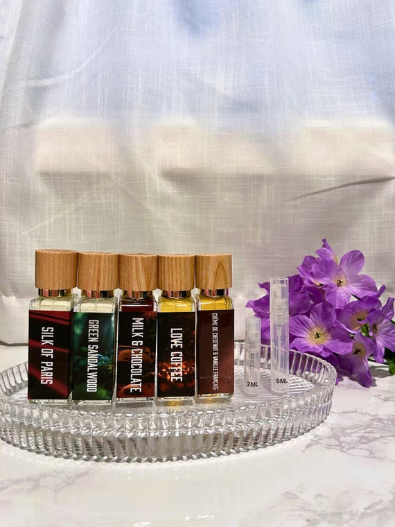 DUA Fragrances Perfume Samples Decant: Silk of Paris, Love Coffee