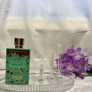 Anfar Pistachio Kunafa (Dubai Chocolate) Decant Sample - 2ml 5ml - Middle Eastern Arabic Perfume Cologne