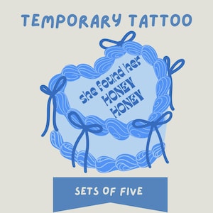 Mamma Mia Bachelorette Tattoos, Mamma Mia Bachelorette, Honey Honey, Decor, Temporary Tattoos - Sold in sets of FIVE!