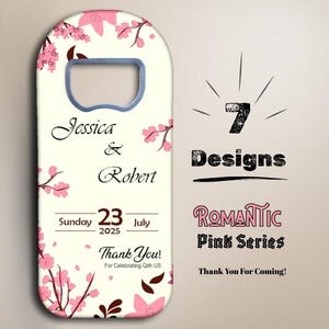 Wedding Save the Date Magnet, Personalized Bottle Opener, Bridal Shower Favor, Guest Gift Magnet, Unique Wedding Keepsake, Wedding Favors