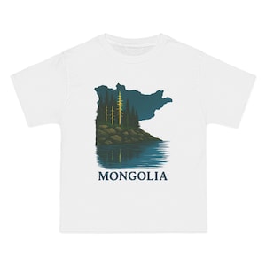 Mongolië T-shirt Lake khuvsgul Zomer Reizen Ulaanbaatar T-shirt Ontwerp Thema Cadeau voor Go Mongolië Genghis Khan Nomadische Traditionele kleding