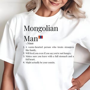 Mongoolse man T-shirt grappig zomerreiscadeau Genghis Khan Shirt Mongoolse traditionele kleding Top vlag T-shirt humor steppe thema Nomadische cultuur