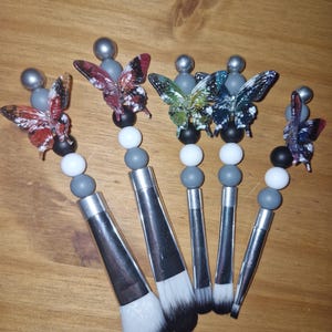Butterfly bead, make up brush set