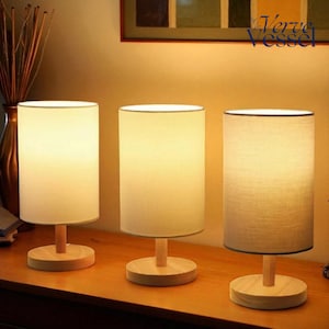 Boho 3D Printed Table Lamp – Artistic Wooden Night Light for Bedroom, Bedside, or Reading Nook