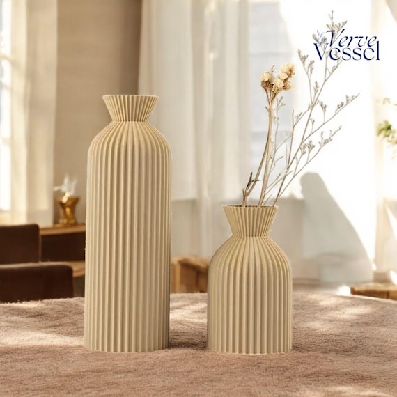 Black Origami Vase | Minimalist Geometric Tabletop Decor