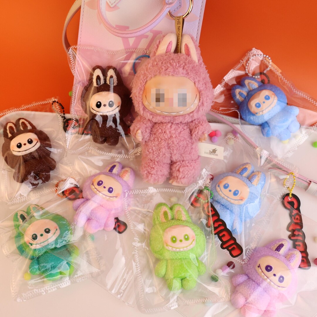 Handmade Labubu Squishy: Soft Silicone ASMR Stress Toy - Bag Charm - Etsy