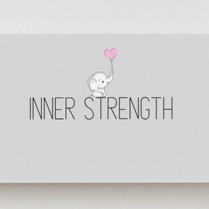 Tarjetas de Afirmaciones de Fuerza Interior / Juego de 10 Tarjetas Minimalistas Imprimibles / Citas de Confianza y Resiliencia