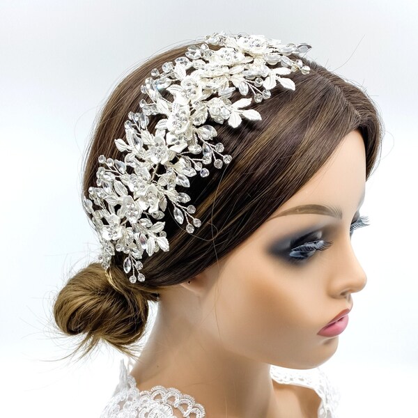 statement bridal headpiece