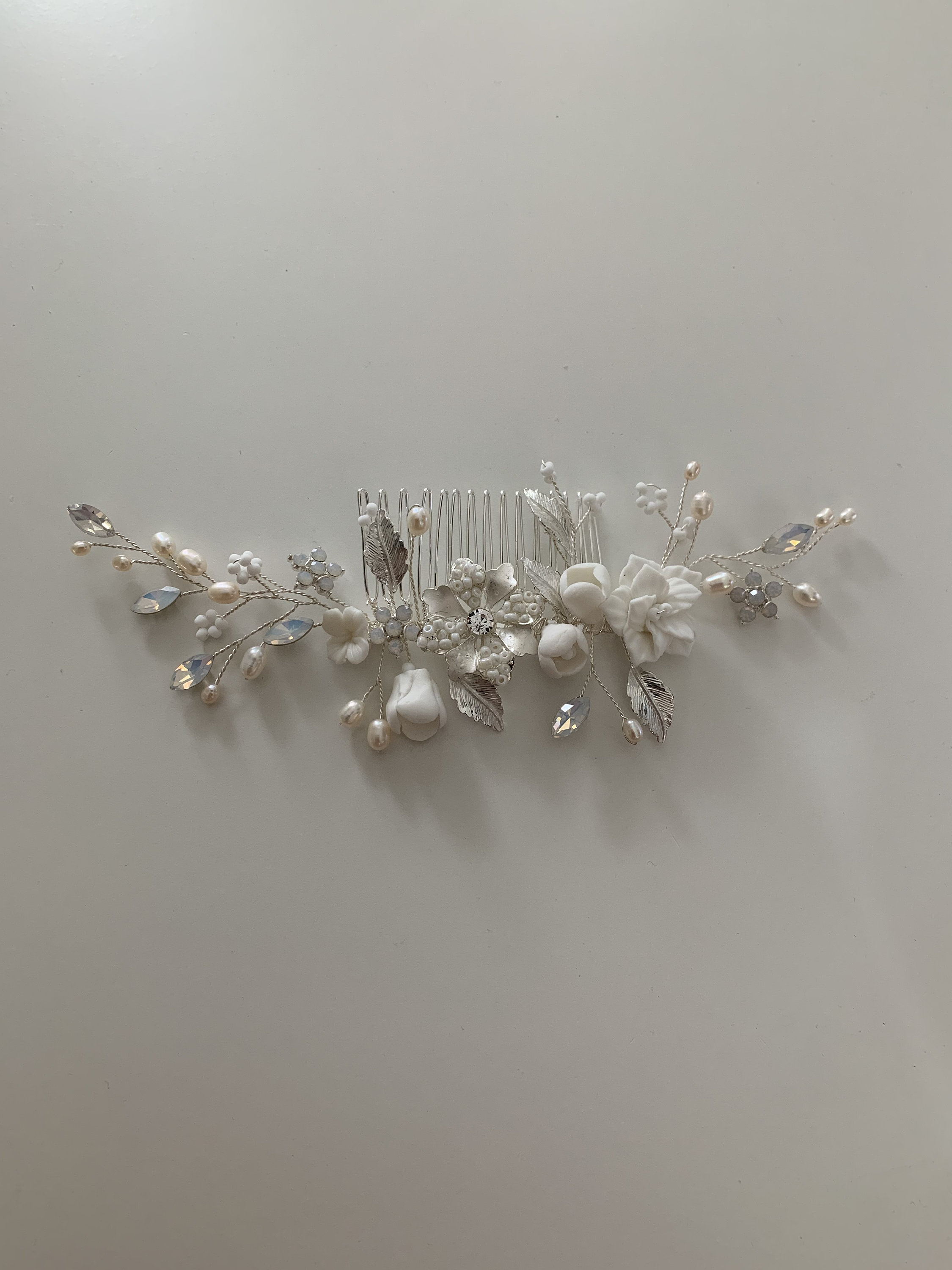 bridal pearl headpiece