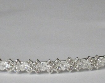 Swarovski Bridal Headband Crystal Headband Rhinestone Headband Bridal Headpiece Bridal Jewelry Elegant Headband