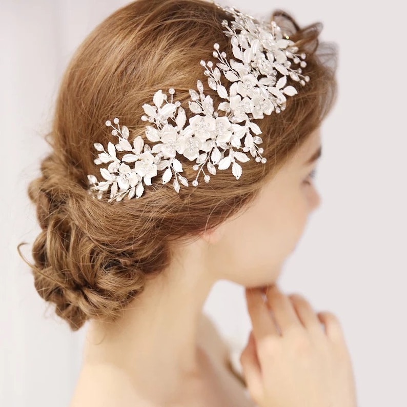statement bridal headpiece