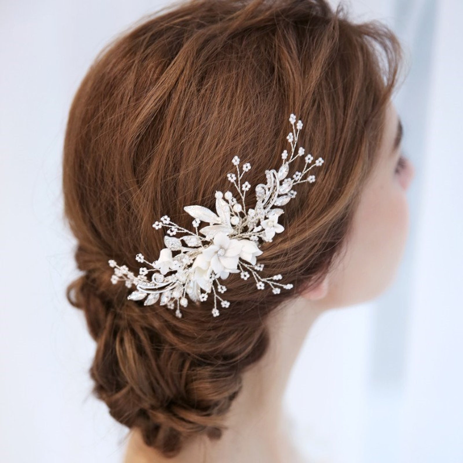 bridal pearl headpiece