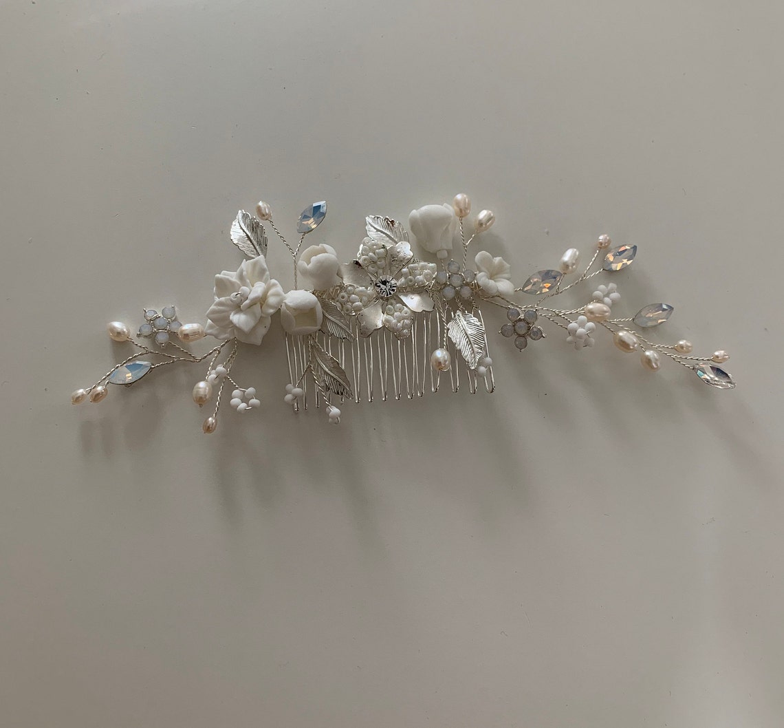 bridal pearl headpiece