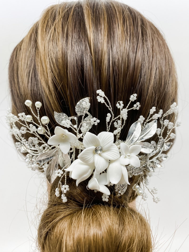 bridal pearl headpiece