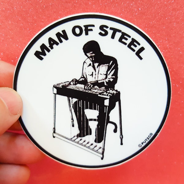 Man of Pedal Steel STICKER by PUTZCO