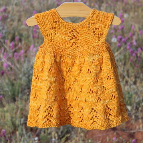 Muti Dress PDF Pattern Sock Yarn Newborn 3 6 9 12 18 - Etsy Australia