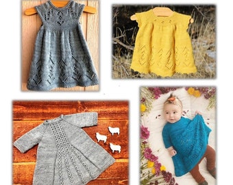 The Dress Collection PDF pattern Ebook 18 patterns Calisee, Gerty Baby, Halston, Marian Darling