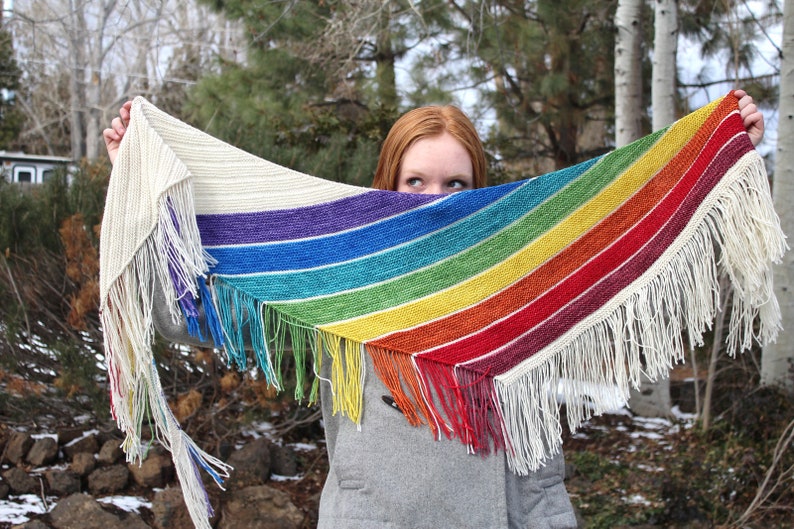 Juniper Spur shawl PDF pattern Anzula Squishy Skeinettes image 1