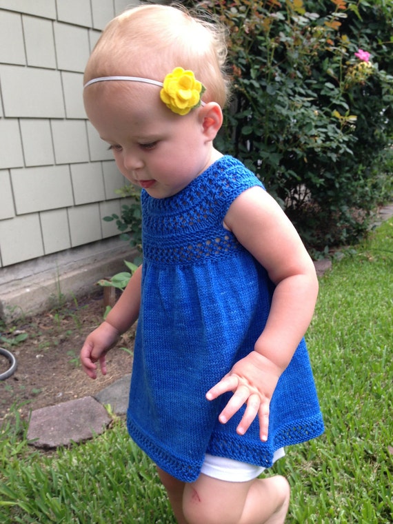 18-24 months 12-18 Denim smocked dress 6-12