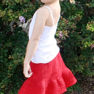 Cherry Bomb Skirt PDF pattern newborn, 3, 6, 9, 12, 18 months 2t 3t 4t 5t 6 7 8 9 10 image 2