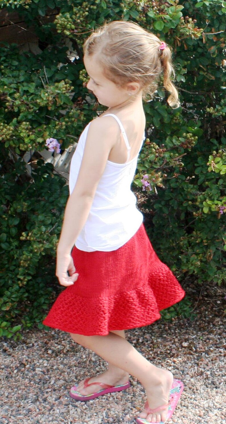 Cherry Bomb Skirt PDF pattern newborn, 3, 6, 9, 12, 18 months 2t 3t 4t 5t 6 7 8 9 10 image 2