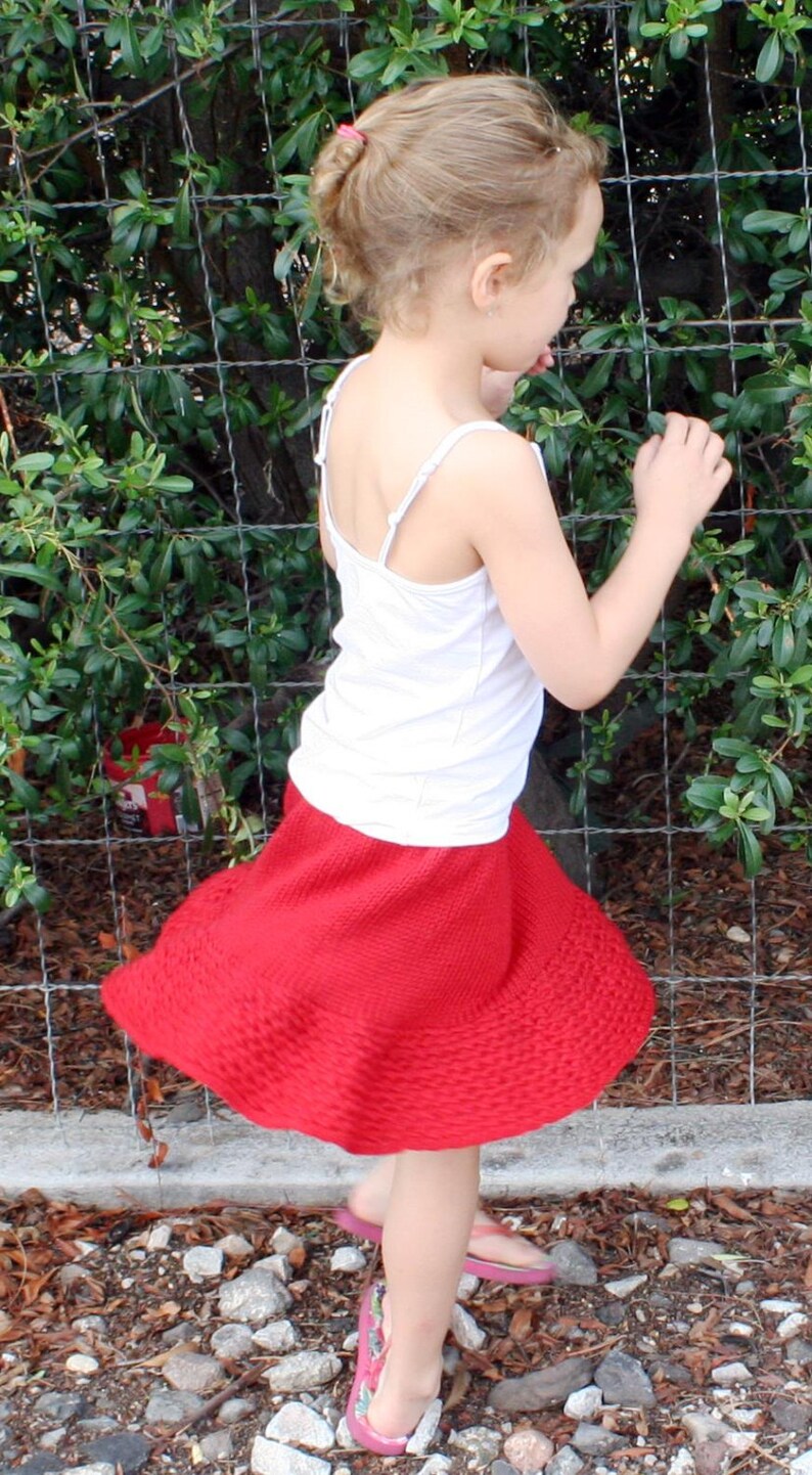 Cherry Bomb Skirt PDF pattern newborn, 3, 6, 9, 12, 18 months 2t 3t 4t 5t 6 7 8 9 10 image 3