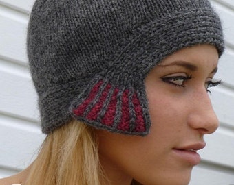 Thunderstruck Cloche Hat PDF pattern for Malabrigo Yarn