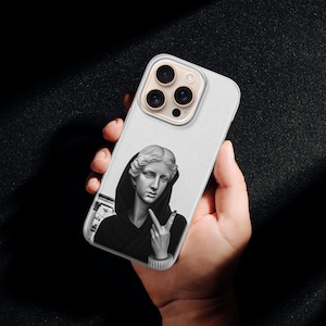 Michelangelo Handyhülle Renaissance Cover für iPhone 16e, 15, 14, 13, 12, 11, Google Pixel 9 Pro, 8, 7A, Samsung S25 edge, S24 FE, A71, A36