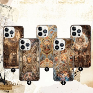 Renaissance art Handytasche Historie Revival Cover für iPhone 16e, 15, 14, 13, 12, 11, Google Pixel 9 Pro, 8, 7A, Samsung S25 edge, S24 FE,A71