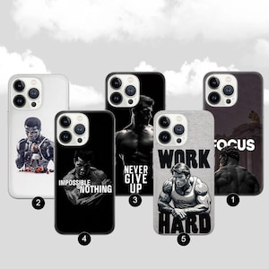 Fitness Motivation Phone Case: Gym Dedication TPU Gel Cover