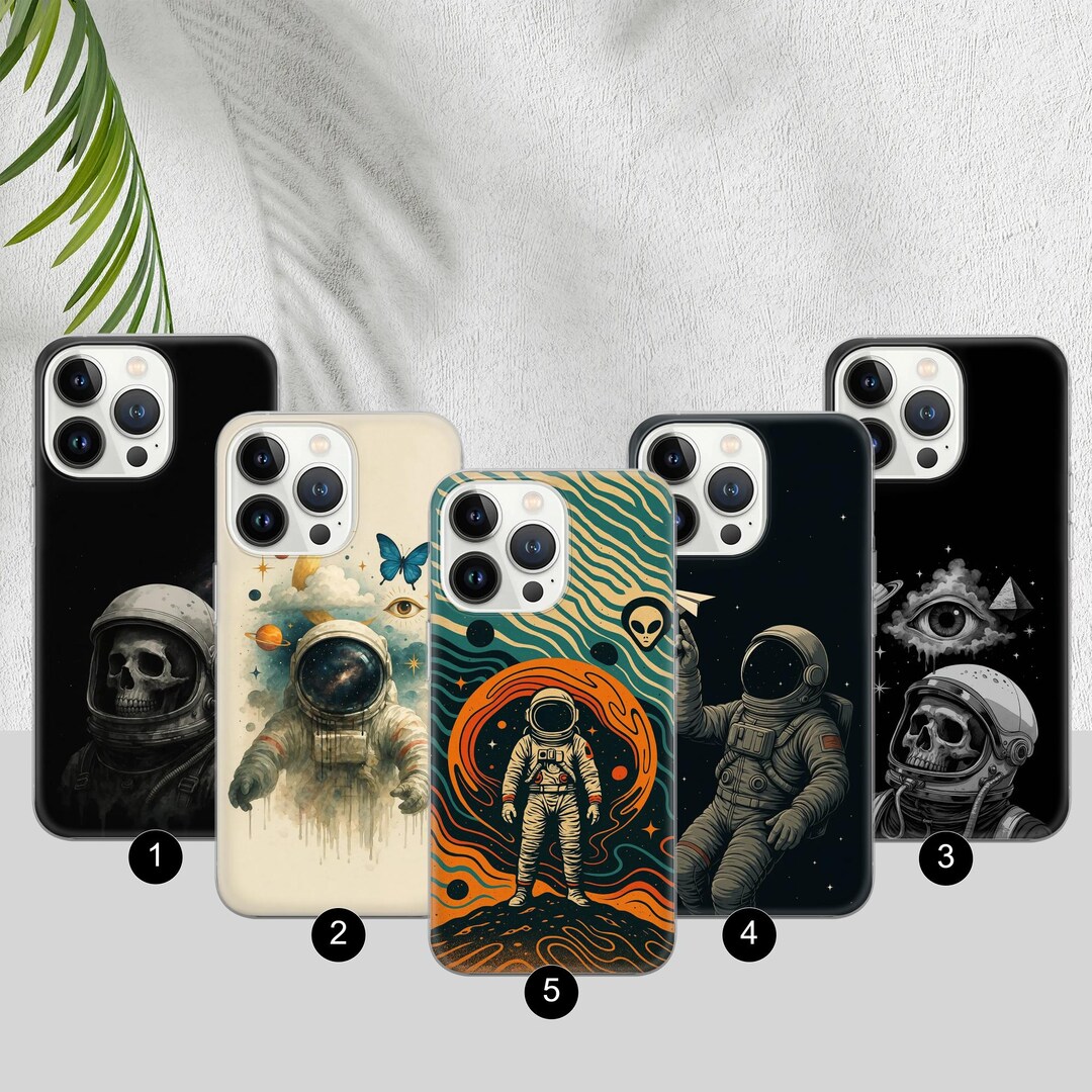 Rocket Case Rocket Phone Case: Astronaut Space Art, Protective TPU Gel Cover - Etsy