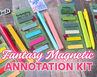 Annotation Kit | Magnetic Bookmark for Fantasy & Romantasy Book Lovers