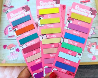 Annotation Key for Cowboy Romance Lovers | Valentine's Day Sticker and Bookmarks
