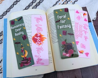 Fantasy & Romance Bookmark Set for Readers