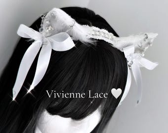Vivienne Lace  ~ Fantasy Cat Ears Made to Order