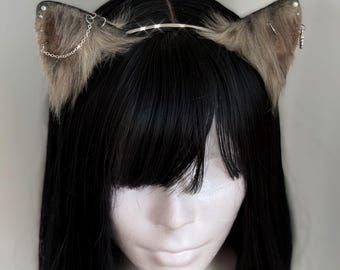 Tabby - Handcrafted Faux Fur Cat Ears Made To Order