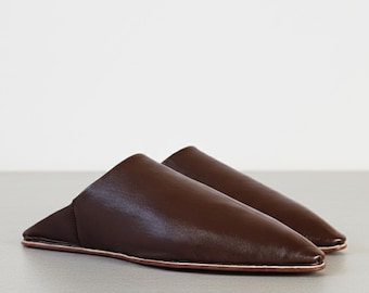 Handgemaakte babouchepantoffels – Authentieke Marokkaanse pantoffels, uniseks binnen- en buitenschoenen, puntige Marokkaanse baboucheschoenen