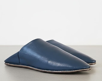 Handgemaakte babouchepantoffels – Authentieke Marokkaanse pantoffels, uniseks binnen- en buitenschoenen, puntige Marokkaanse baboucheschoenen