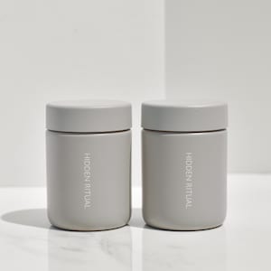 Pill Jar Set for Vitamins and Supplements. Child-proof Pill Jars, Sleek and Modern Pill and Vitamin Storage Solutions