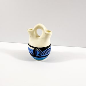 Vintage Ute-Style Small Wedding Vase with Southwest Design