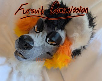 Fursuit Head Commission || Custom Made Commission for Fursuit Head MQ-HQ