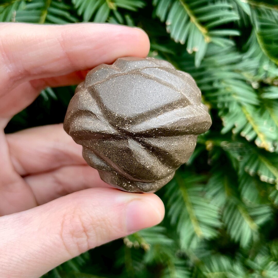 Dragon Scale Acorn Ceramic Rattle // Handmade Abstract Sculpture - Etsy