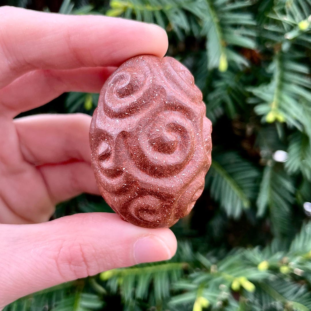 Whimsical Fire Swirl Egg Ceramic Rattle // Handmade Abstract Sculpture ...